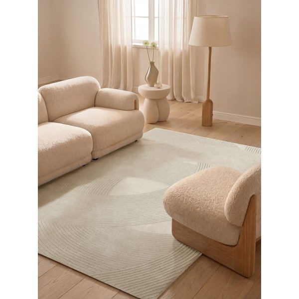 Krémový vlněný koberec 120x170 cm Kensington Victoria – Ted Baker-image-1