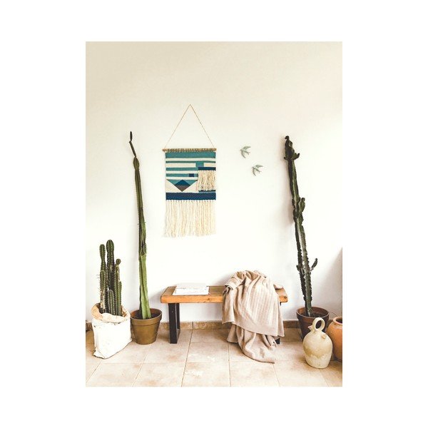 Bavlněná tapisérie Surdic Kinfolk, 48 x 48 cm-image-1