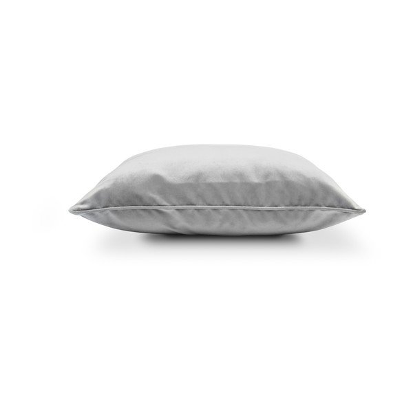 Šedý povlak na polštář WeLoveBeds Silver, 40 x 60 cm-image-1