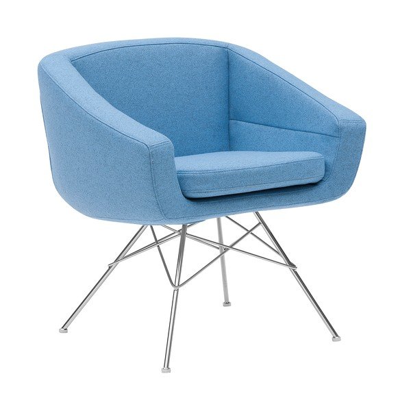 Světle modré křeslo Softline Aiko-image-2