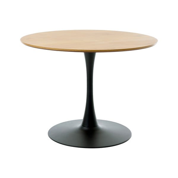 Kulatý jídelní stůl s deskou v dubovém dekoru ø 100 cm Cesura – Unique Furniture