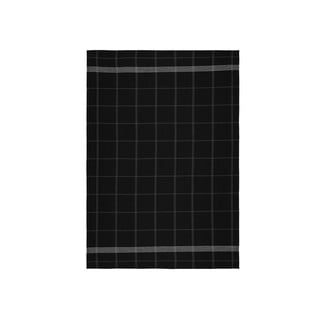 Černá kuchyňská utěrka z bavlny Södahl Geometric, 50 x 70 cm