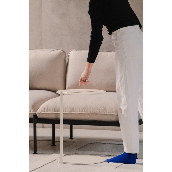 Ocelový kulatý odkládací stolek 41x40 cm Ande – noo.ma-image-3