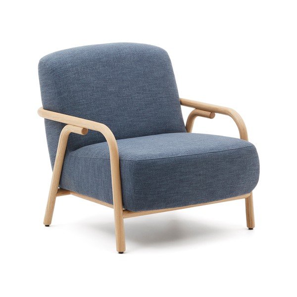 Modré křeslo Sylo – Kave Home