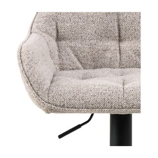 Světle šedé otočné barové židle v sadě 2 ks 109 cm Brooke – Actona