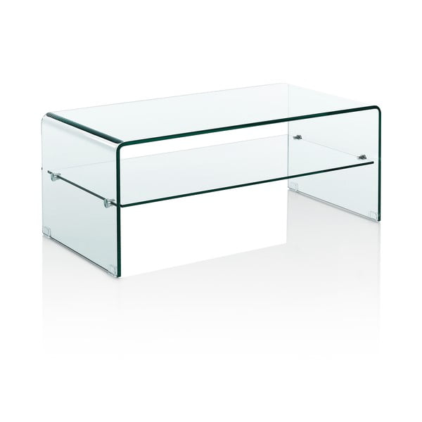 Skleněný konferenční stolek 50x100 cm Cristal Evo – Tomasucci