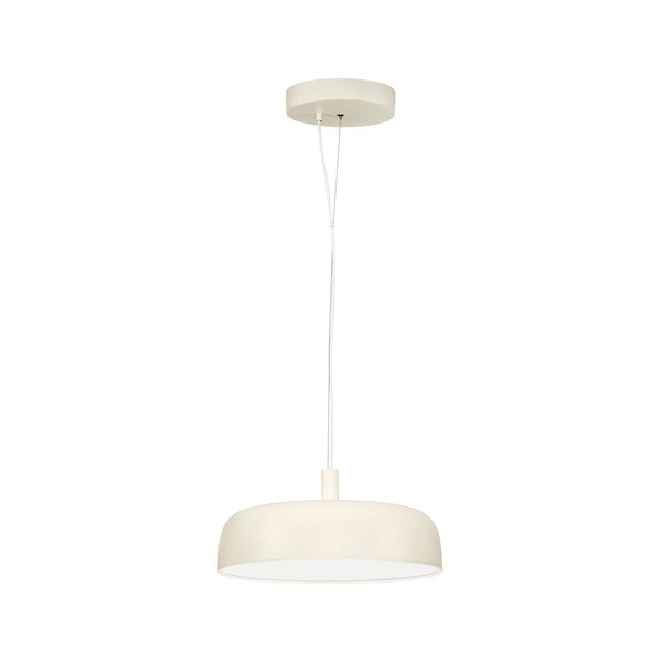Krémové hliníkové LED stmívatelné závěsné svítidlo ø 40 cm Noelia – Nova Luce