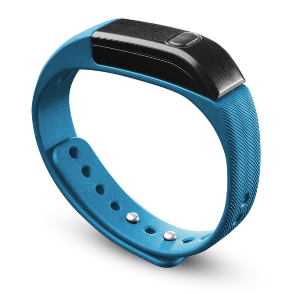 Bluetooth fitness náramek CellularLine EASYFIT, modro-černý