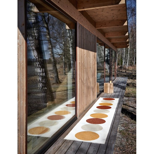 Okrově žluto-krémový vnitřní a venkovní koberec 70x140 cm Otto Harvest – Pappelina-image-4