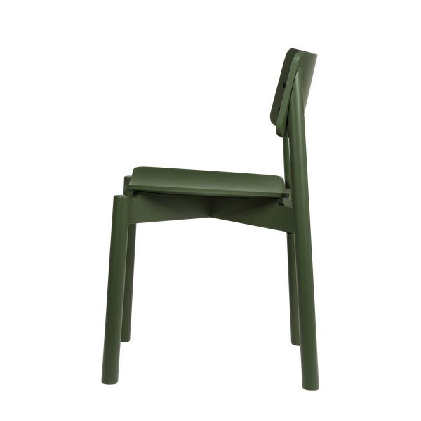 Zelená stohovatelná jídelní židle Wem – noo.ma-image-2