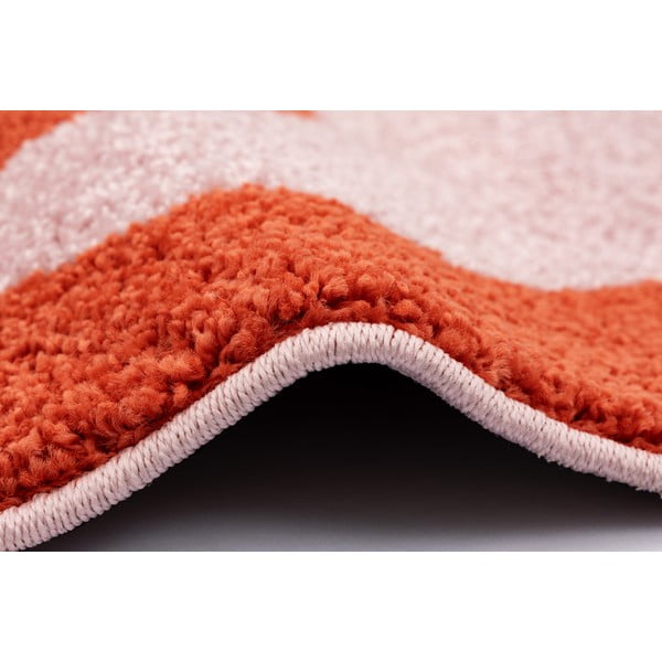 Červený/růžový dětský koberec 80x150 cm Hugsy Coral – FD-image-2