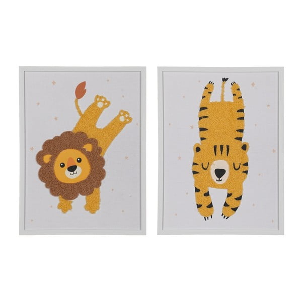 Dětské obrázky v sadě 2 ks 30x40 cm Feline – Ixia