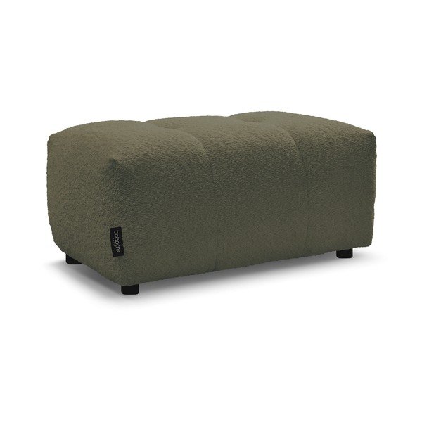 Khaki podnožka z textilie bouclé Roxelane – Bobochic Paris-image-3