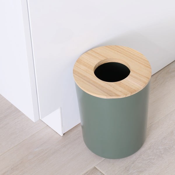 Zelený odpadkový koš iDesign Eco Vanity-image-2