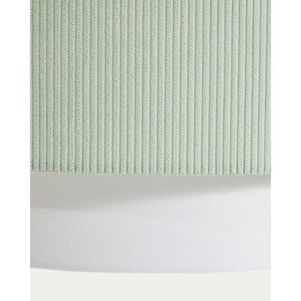 Bílé/tyrkysové dětské svítidlo s textilním stínidlem Bianella – Kave Home-image-4