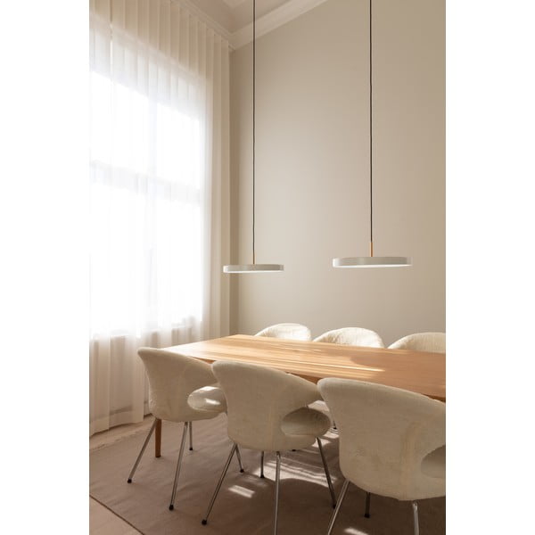 Krémové LED stmívatelné závěsné svítidlo s kovovým stínidlem ø 43 cm Asteria Plus Medium – UMAGE-image-2