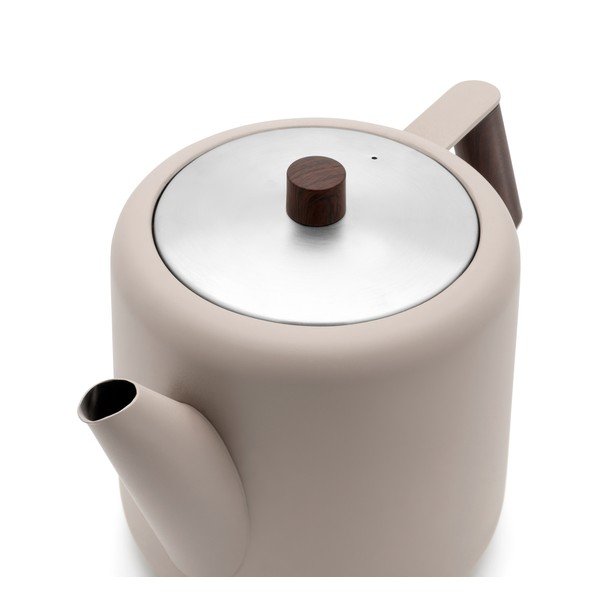Béžová konvice na čaj z nerezové oceli 1,1 l Duet Boston – Bredemeijer-image-2