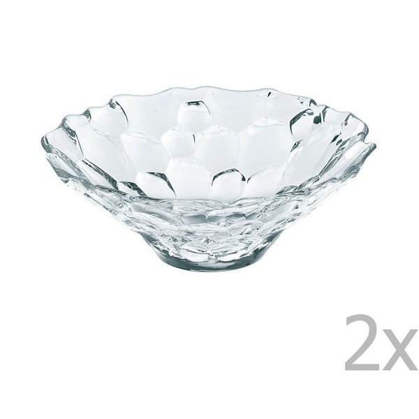 Sada 2 misek z křišťálového skla Nachtmann Sphere Bowl Set, ⌀ 15 cm