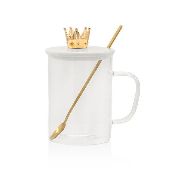 Bílý skleněný hrnek – Hermia