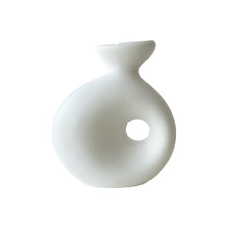 Bílá keramická váza Rulina Delta