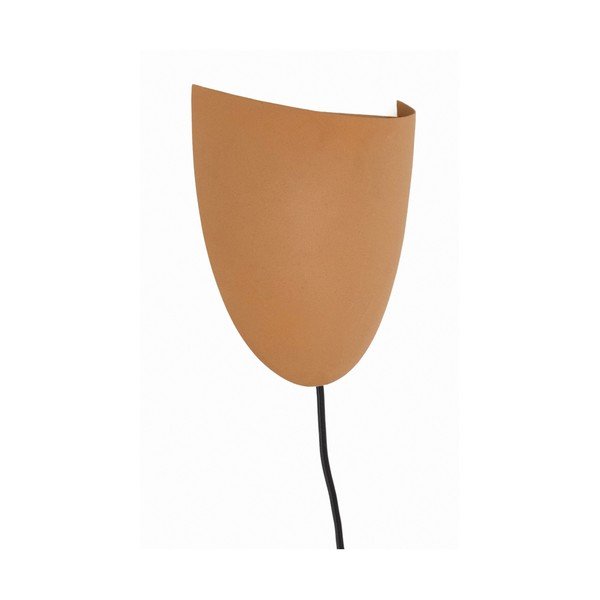 Nástěnné svítidlo do zásuvky v terakotové barvě Nibla – Kave Home