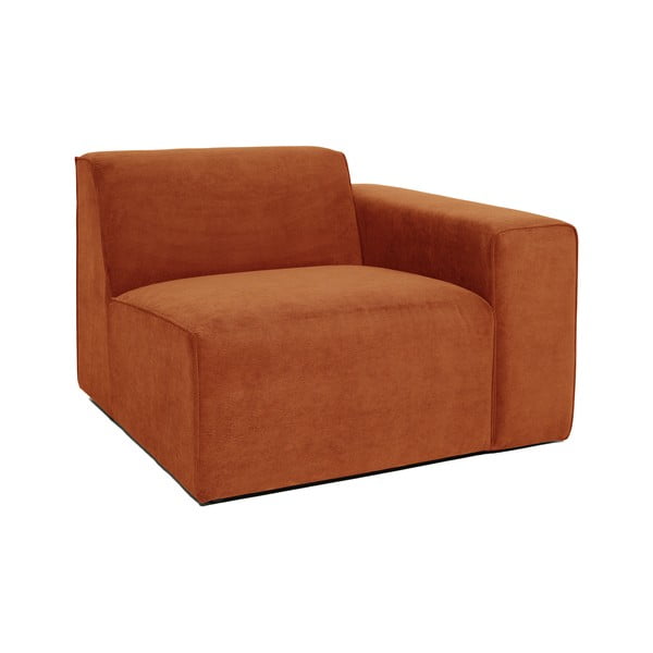 Oranžový manšestrový modul pohovky (pravý roh) Sting - Scandic-image-2