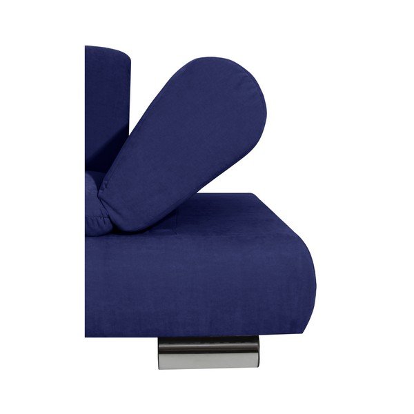 Tmavě modrá rohová pohovka s nastavitelnou područkou Max Winzer Palm Bay, levý roh-image-1