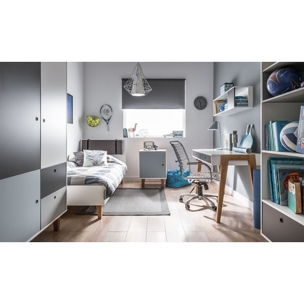 Bílá jednolůžková postel Vox Concept, 120 x 200 cm-image-3