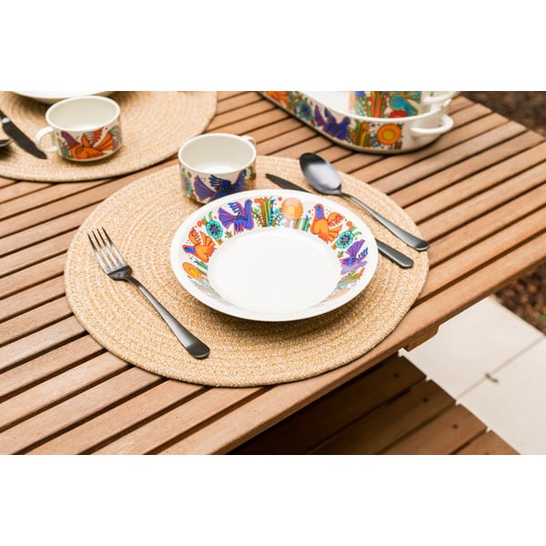 Přírodní prostírání s příměsí bavlny Tiseco Home Studio, ø 38 cm-image-1