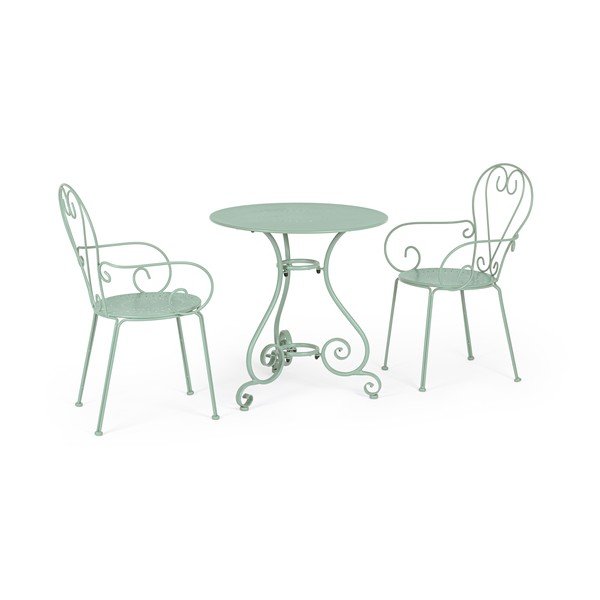 Ocelový kulatý zahradní stolek ø 70 cm Etienne – Bizzotto-image-3