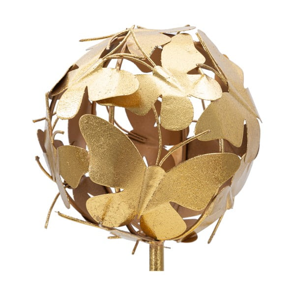 Kovová soška ve zlatém dekoru Mauro Ferretti Butterfly-image-3