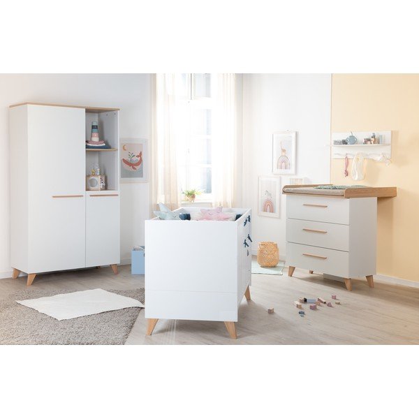 Bílá postýlka 60x120 cm Léon – Roba-image-4