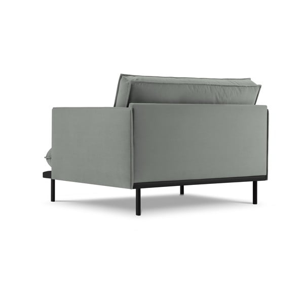 Šedé sametové křeslo Auguste – Interieurs 86-image-3