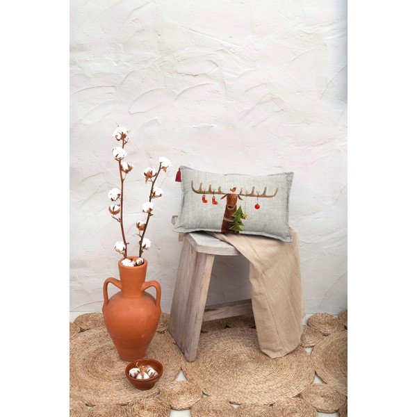 Vánoční dekorační polštář 35x50 cm Reindeer - Little Nice Things-image-4