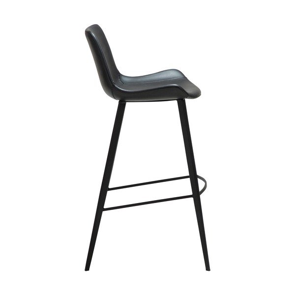 Černá barová židle (výška sedáku 74,5 cm) Hype – DAN-FORM Denmark-image-2