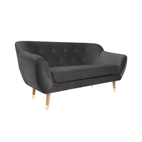 Šedá dvoumístná pohovka Mazzini Sofas Amelie-image-3