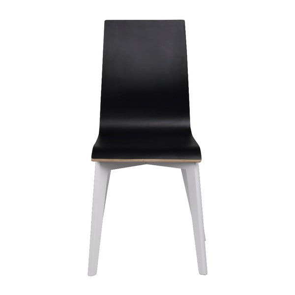 Černá jídelní židle s bílými nohami Rowico Grace-image-3