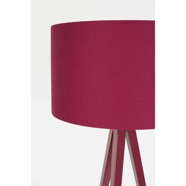 Vínová stojací lampa s textilním stínidlem (výška 157 cm) Tripod – Zuiver-image-4