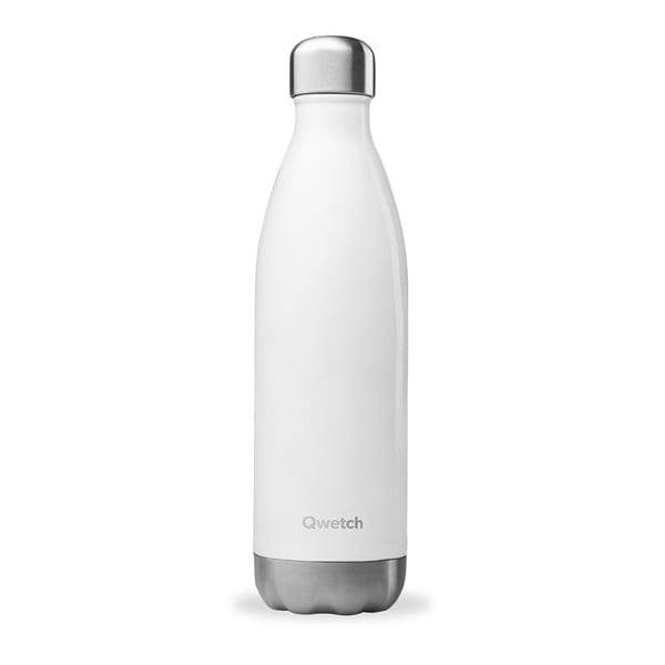 Bílá cestovní nerezová lahev 750 ml Originals - Qwetch