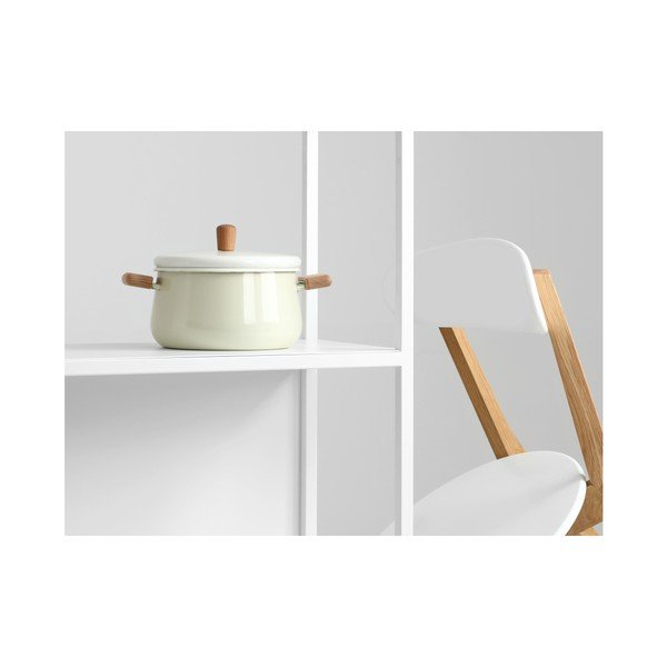 Bílá knihovna Custom Form Hyller Side, výška 110 cm-image-3