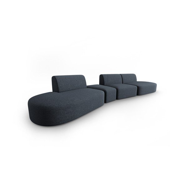 Tmavě modrá pohovka 412 cm Shane – Micadoni Home-image-1
