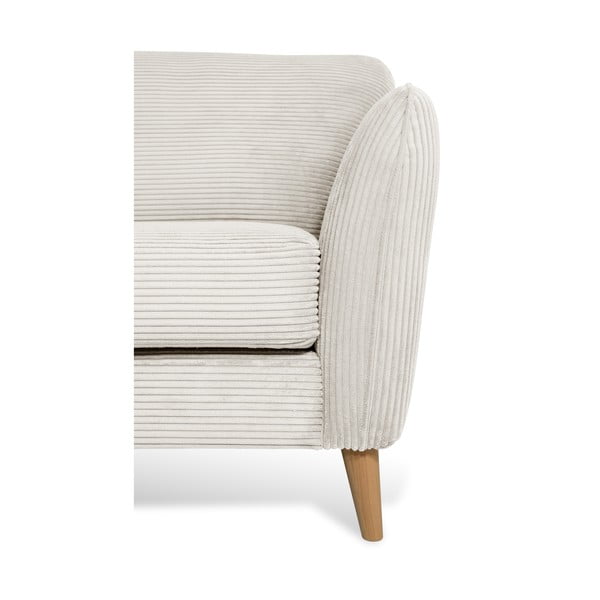 Bílá manšestrová rohová pohovka (levý roh) Paris – Scandic-image-4