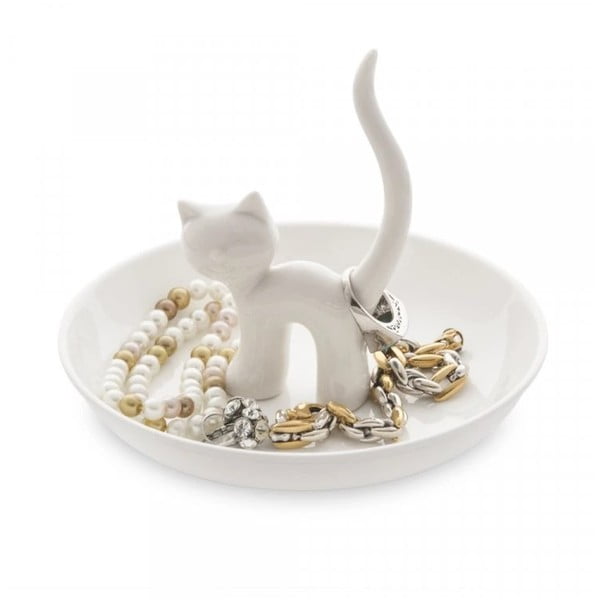 Porcelánový talířek na šperky Cat – Balvi