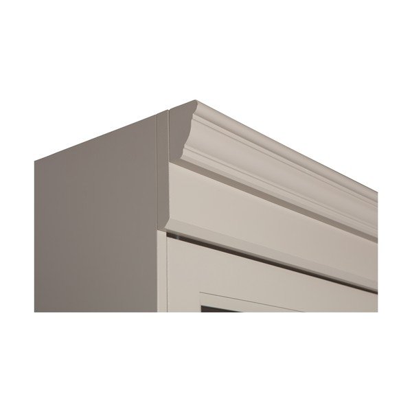 Šedá vitrína z borovicového dřeva 54x215 cm Chow – vtwonen-image-4