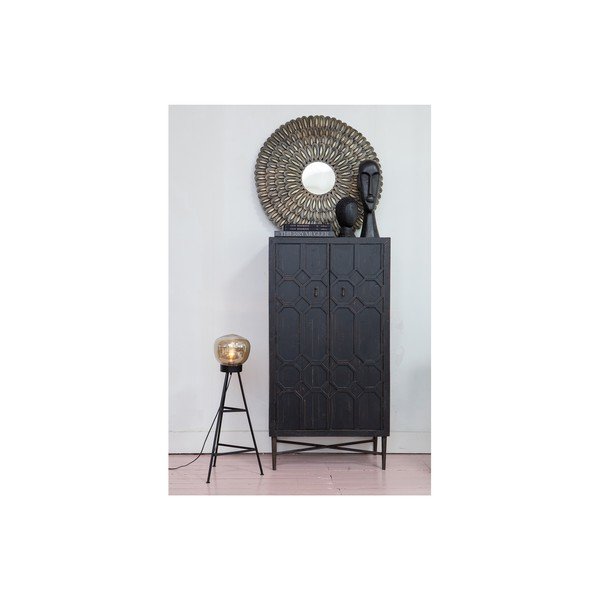 Černá volně stojací lampa BePureHome Dome, výška 84 cm-image-1