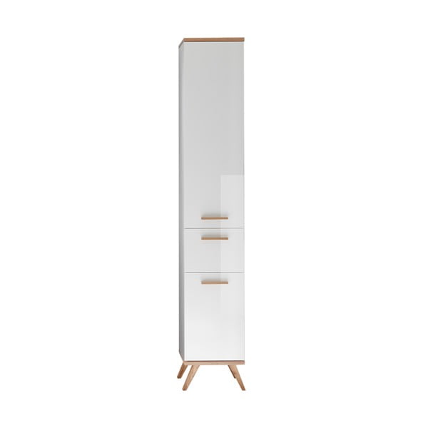 Bílá vysoká koupelnová skříňka 36x205 cm Set 923 - Pelipal