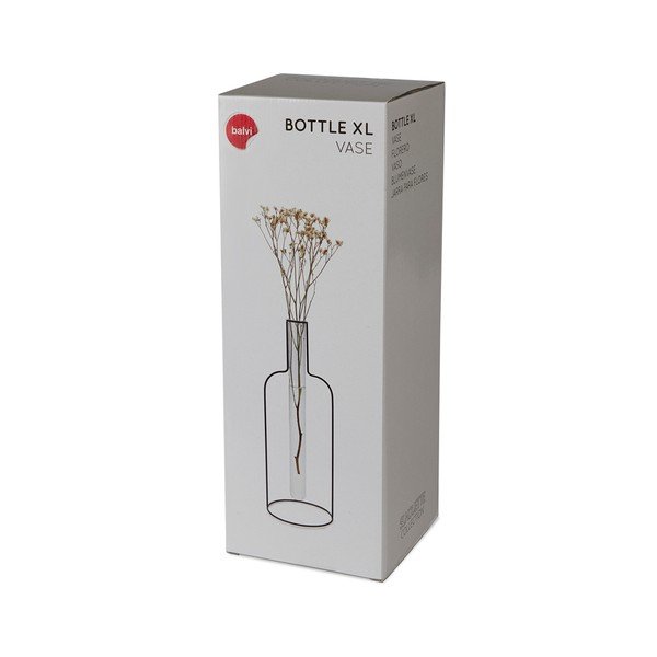 Černá váza Balvi Silhouette Bottle-image-2