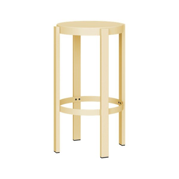 Žlutá ocelová stolička Doon – noo.ma