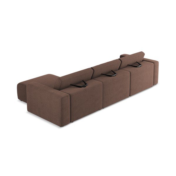 Růžová modulární rohová pohovka (pravý roh) Kalea – Makamii-image-4