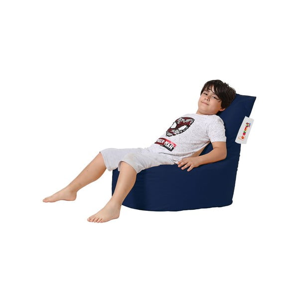 Tmavě modrý dětský sedací vak Baton – Floriane Garden-image-1